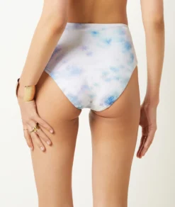 Bikini-Panty, Hohe Taille – Bikiniunterteil WEISSER PRINT 9 Bikini-Panty, Hohe Taille – Bikiniunterteil WEISSER PRINT -Jane Kleidung Geschaft 653625106 c