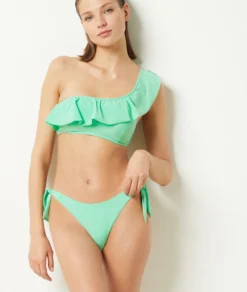 Jané Asymmetrisches Bandeau – Bikinioberteil SELADONGRÜN -Jane Kleidung Geschaft 653627038 c