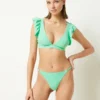 Jané Brazilian-Bikini Mit Kordel – Bikiniunterteil SELADONGRÜN