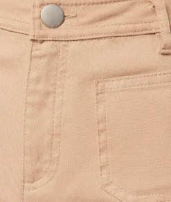 Hose Mit Weitem Schnitt Aus Baumwollmischgewebe BEIGE -Jane Kleidung Geschaft 653655283 b