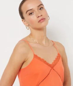 Caraco Mit Details Aus Spitze KORALLE -Jane Kleidung Geschaft 653747462 b