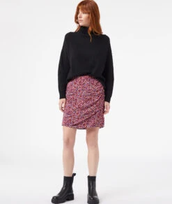 Wickelrock Mit Blumenmuster ROSA -Jane Kleidung Geschaft 653801368 c