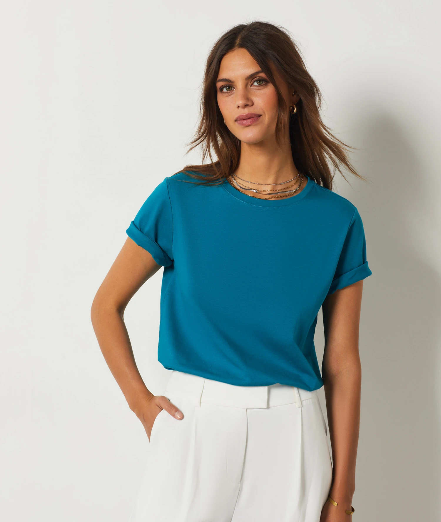 T-shirt Manches Courtes 100% Coton Bio EMERAUDE 5 T-shirt Manches Courtes 100% Coton Bio EMERAUDE – Bild 5