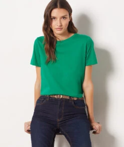 T-shirt Manches Courtes 100% Coton Bio EMERAUDE