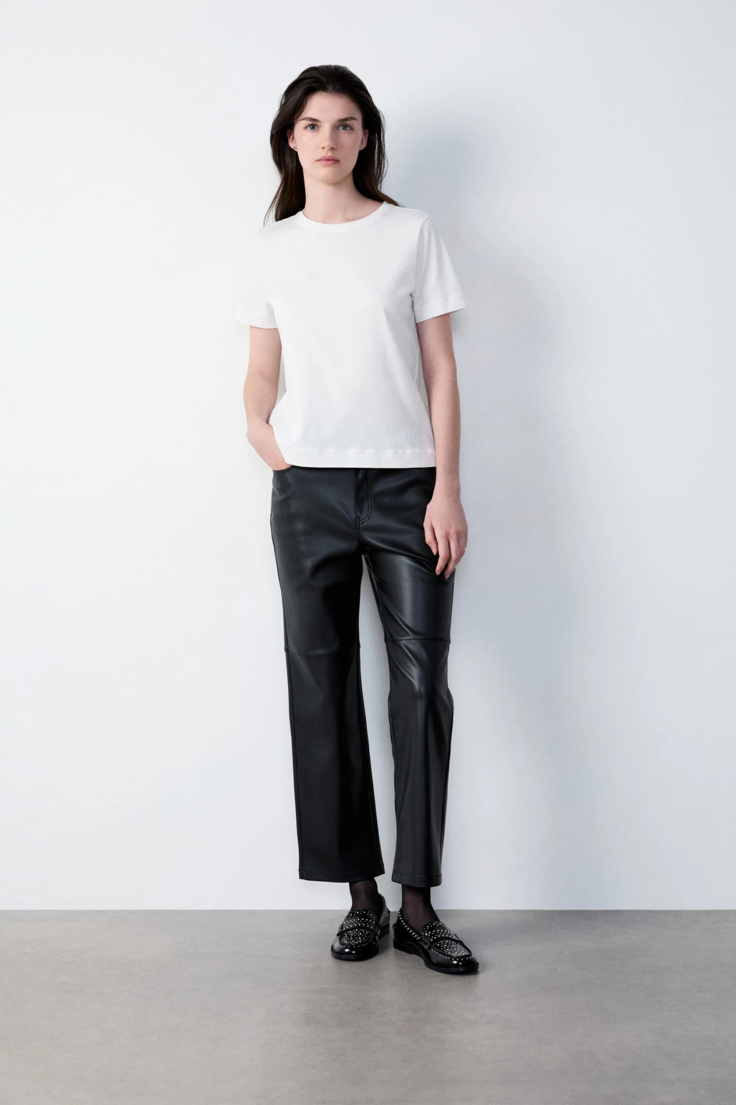 T-Shirt Mit Kurzen Ärmeln, 100 % Bio-Baumwolle ECRU 2 T-Shirt Mit Kurzen Ärmeln, 100 % Bio-Baumwolle ECRU – Bild 2