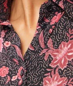 Wickelkleid Mit Print SCHWARZ 8 Wickelkleid Mit Print SCHWARZ -Jane Kleidung Geschaft 653839616 b