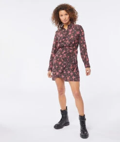 Wickelkleid Mit Print SCHWARZ 9 Wickelkleid Mit Print SCHWARZ -Jane Kleidung Geschaft 653839616 c