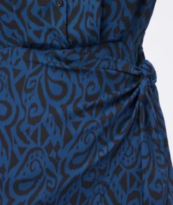 Wickelkleid Mit Print MARINEBLAU -Jane Kleidung Geschaft 653839637 b