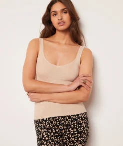 Caraco Aus Geripptem Strick DUNE 9 Caraco Aus Geripptem Strick DUNE -Jane Kleidung Geschaft 653860288 c