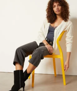 Caraco Mit Spitze Am Ausschnitt MARINEBLAU -Jane Kleidung Geschaft 653876625 6