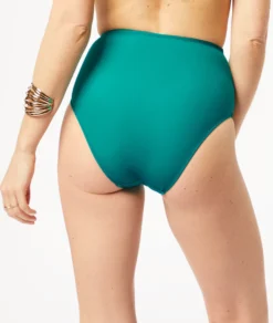 Bikini-Panty Mit Hoher Taille Für Einen Flachen Bauch – Bikiniunterteil SMARAGD -Jane Kleidung Geschaft 653881343 c