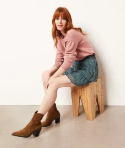 Fließender Rock Mit Print GRÜN -Jane Kleidung Geschaft 653891333 6