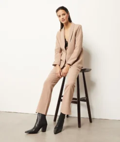 Gerade Geschnittene Hose BEIGE -Jane Kleidung Geschaft 653895983 6