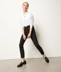 Hose Im Zigarettenschnitt SCHWARZ -Jane Kleidung Geschaft 653950605 c