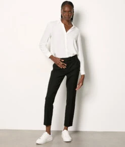 Hose Im Zigarettenschnitt SCHWARZ