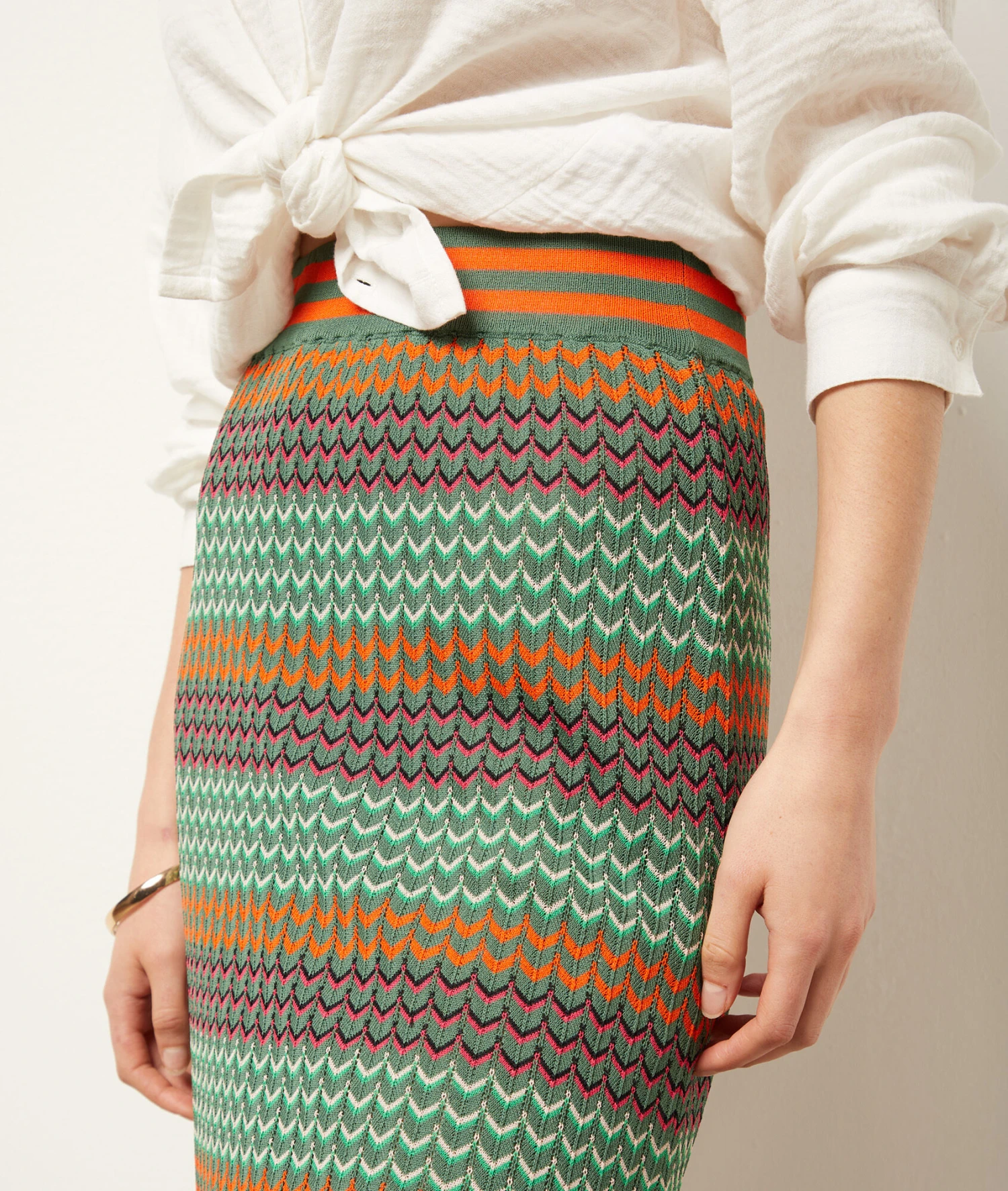 Rock Aus Strick GRÜN 4 Rock Aus Strick GRÜN – Bild 4