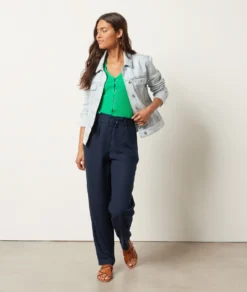 T-Shirt Mit Knöpfen NILGRÜN -Jane Kleidung Geschaft 653975440 6