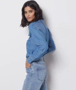 Weit Geschnittene Jeans BLAU -Jane Kleidung Geschaft 653980922 b