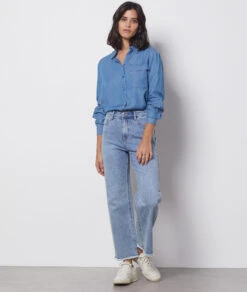 Weit Geschnittene Jeans BLAU