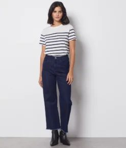 Hose Mit Weitem Schnitt BLAU -Jane Kleidung Geschaft 653980934 6