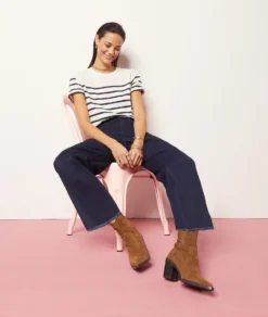 Hose Mit Weitem Schnitt BLAU -Jane Kleidung Geschaft 653980934 c