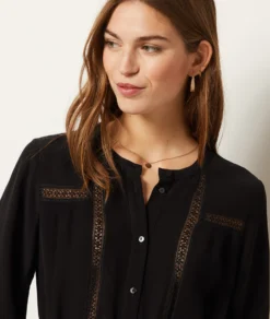 Geknöpftes Kleid SCHWARZ -Jane Kleidung Geschaft 653983905 b