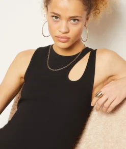 Asymmetrisches Kleid SCHWARZ -Jane Kleidung Geschaft 653985105 b