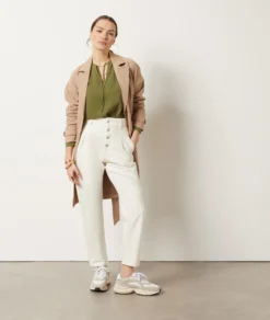 Jeans Im Karottenschnitt ECRU -Jane Kleidung Geschaft 653985380 x