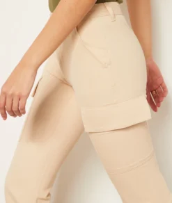 Gerade Geschnittene Hose BEIGE -Jane Kleidung Geschaft 653986283 b