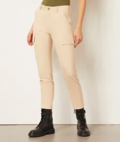 Gerade Geschnittene Hose BEIGE -Jane Kleidung Geschaft 653986283 c