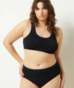 BH Aus Dehnbarem Material – Bikinioberteil SCHWARZ -Jane Kleidung Geschaft 653987405 b