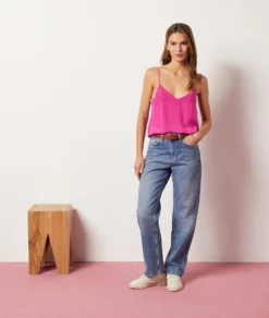 Caraco Mit Gestickten Details FUCHSIA 7 Caraco Mit Gestickten Details FUCHSIA -Jane Kleidung Geschaft 653988909 6