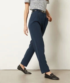 Hose Im Zigarettenschnitt MARINEBLAU