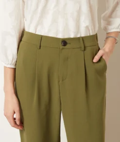 Hose Im Zigarettenschnitt KHAKI -Jane Kleidung Geschaft 653989345 b