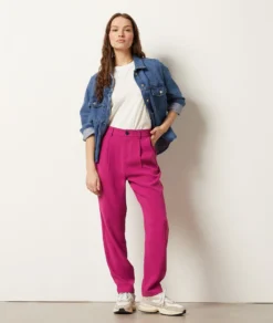 Hose Im Zigarettenschnitt FUCHSIA