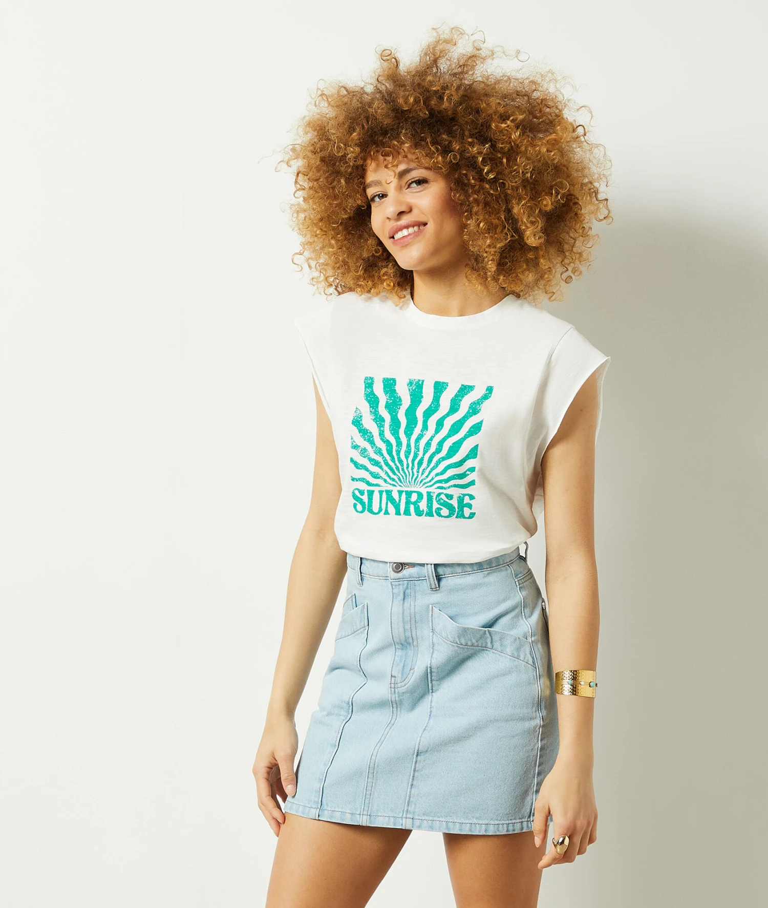 T-Shirt Mit Print Aus 100 % Baumwolle ENTENGRÜN 3 T-Shirt Mit Print Aus 100 % Baumwolle ENTENGRÜN – Bild 3