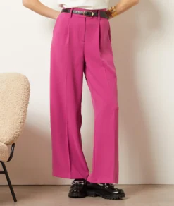 Hose Mit Weitem Schnitt FUCHSIA -Jane Kleidung Geschaft 653990572 6