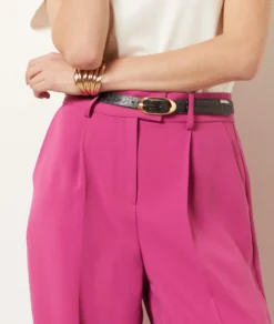 Hose Mit Weitem Schnitt FUCHSIA -Jane Kleidung Geschaft 653990572 b