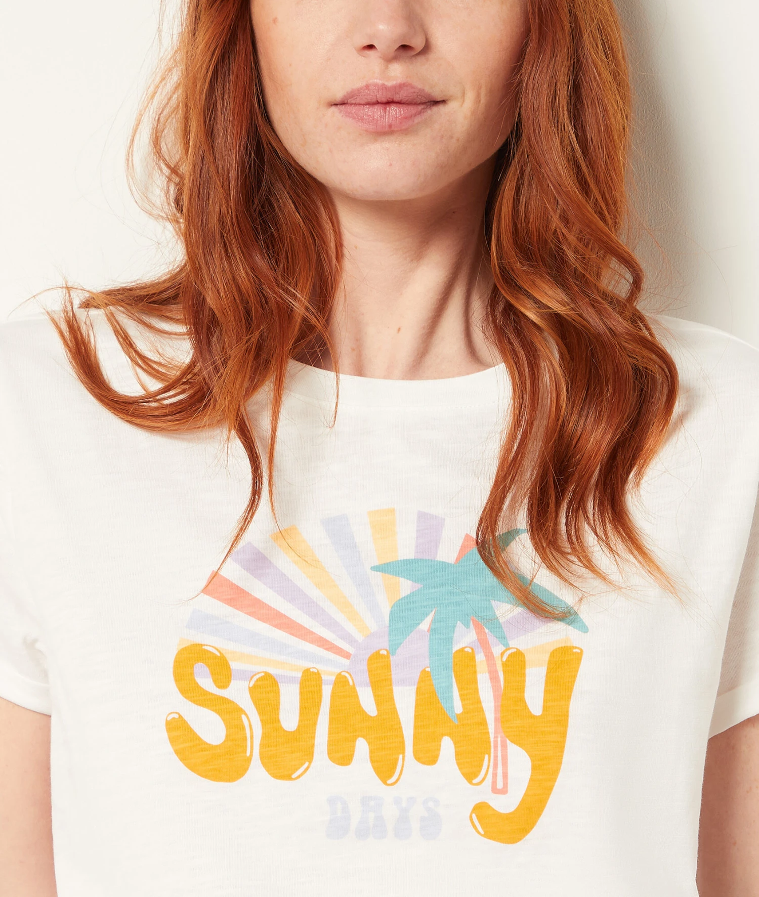 T-Shirt Mit Kurzen Ärmeln, 100 % Baumwolle SONNENGELB 4 T-Shirt Mit Kurzen Ärmeln, 100 % Baumwolle SONNENGELB – Bild 4