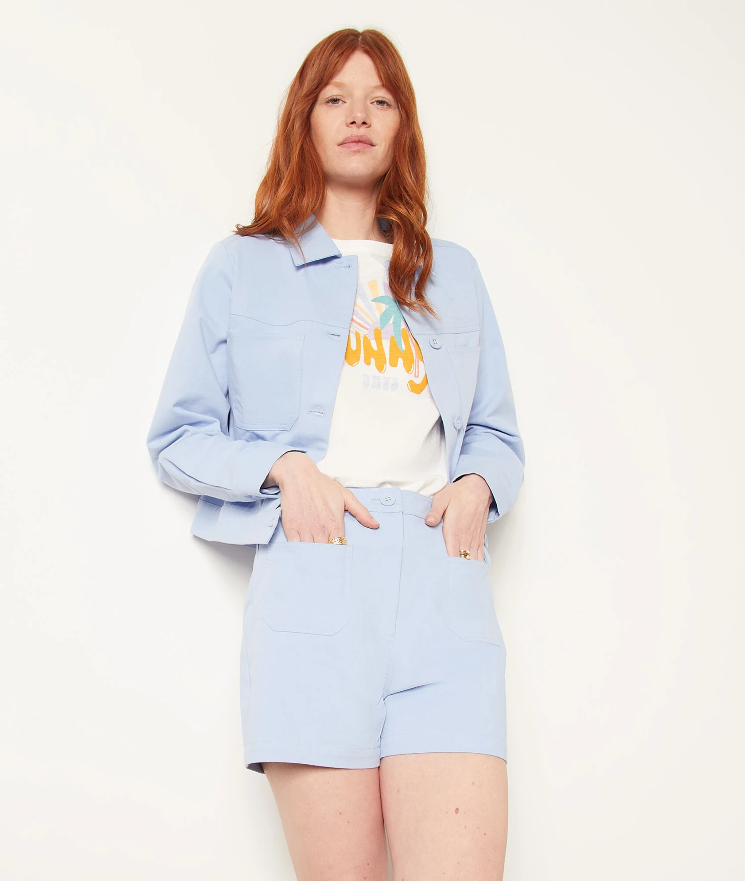 T-Shirt Mit Kurzen Ärmeln, 100 % Baumwolle SONNENGELB 5 T-Shirt Mit Kurzen Ärmeln, 100 % Baumwolle SONNENGELB – Bild 5