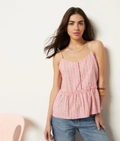 Caraco Aus Leinenmischgewebe ROSA -Jane Kleidung Geschaft 653996070 c