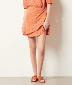 Kurzer Rock Mit Stickereien HENNA