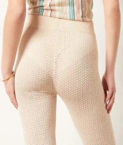Hose Aus Durchbrochenem Strick ECRU -Jane Kleidung Geschaft 654005980 b