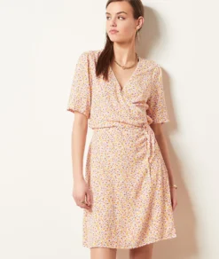 Wickelkleid Mit Print KORALLE -Jane Kleidung Geschaft 654006006 6