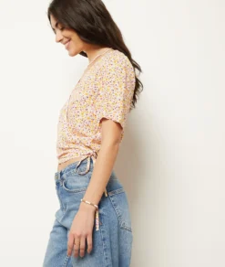 T-Shirt In Wickelform ROSA -Jane Kleidung Geschaft 654006406 c