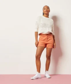 Swan Shorts, 100 % Baumwolle PFIRSICH -Jane Kleidung Geschaft 654015766 6