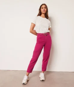 Jeans Im Karottenschnitt FUCHSIA -Jane Kleidung Geschaft 654015972 c