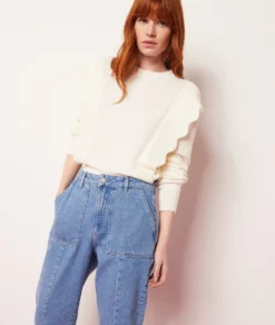 Jeans Im Karottenschnitt BLAU -Jane Kleidung Geschaft 654017322 c