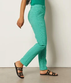 Hose Im Zigarettenschnitt GRÜN -Jane Kleidung Geschaft 654017746 6