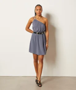 Asymmetrisches Kleid OXYGENE -Jane Kleidung Geschaft 654019621 6